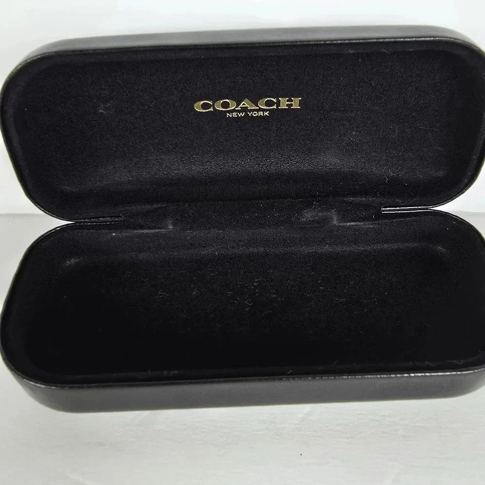 Coach Hard Clamshell Black Eyeglass Case
